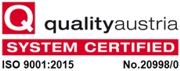 CERTIFICAZIONE ISO 9001:2015  settore IAF : 19